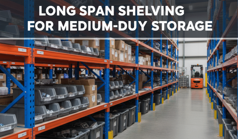 Long Span Shelving for Medium-Duty Storage