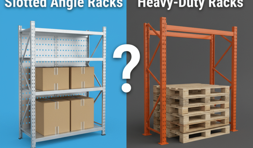 Slotted Angle Racks vs Heavy-Duty Racks